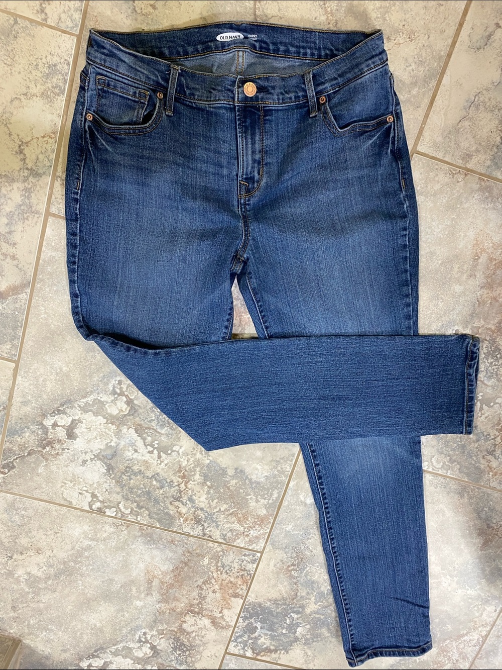 Old Navy Dark Blue Stretch Skinny Jeans